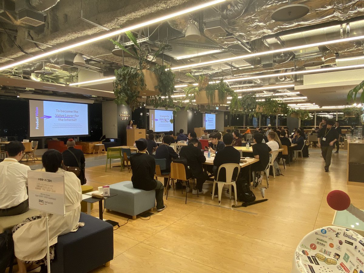 yamaryu_beer's tweet image. #Polygon × AWS Event 始まりました！

#Awsstartuploft