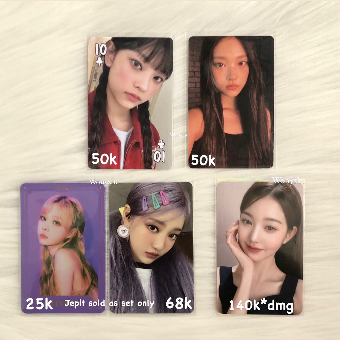 yuyununa's tweet photo. ╰  ⊹ — ☆ Wts aab newjeans ive aespa   

—  ⊹ 💰On pict
—  ⊹ Ready to ship
—  ⊹ Preff splitpay only 
—  ⊹ Based on solo Jateng

! Price incl all fees

🧸 — For serious buyer only

T. Wts haerin sg23 10 tanktop item ningning jepit winter tc lts wony wonyoung hapa kristin ina https://t.co/mZoou4pE1n