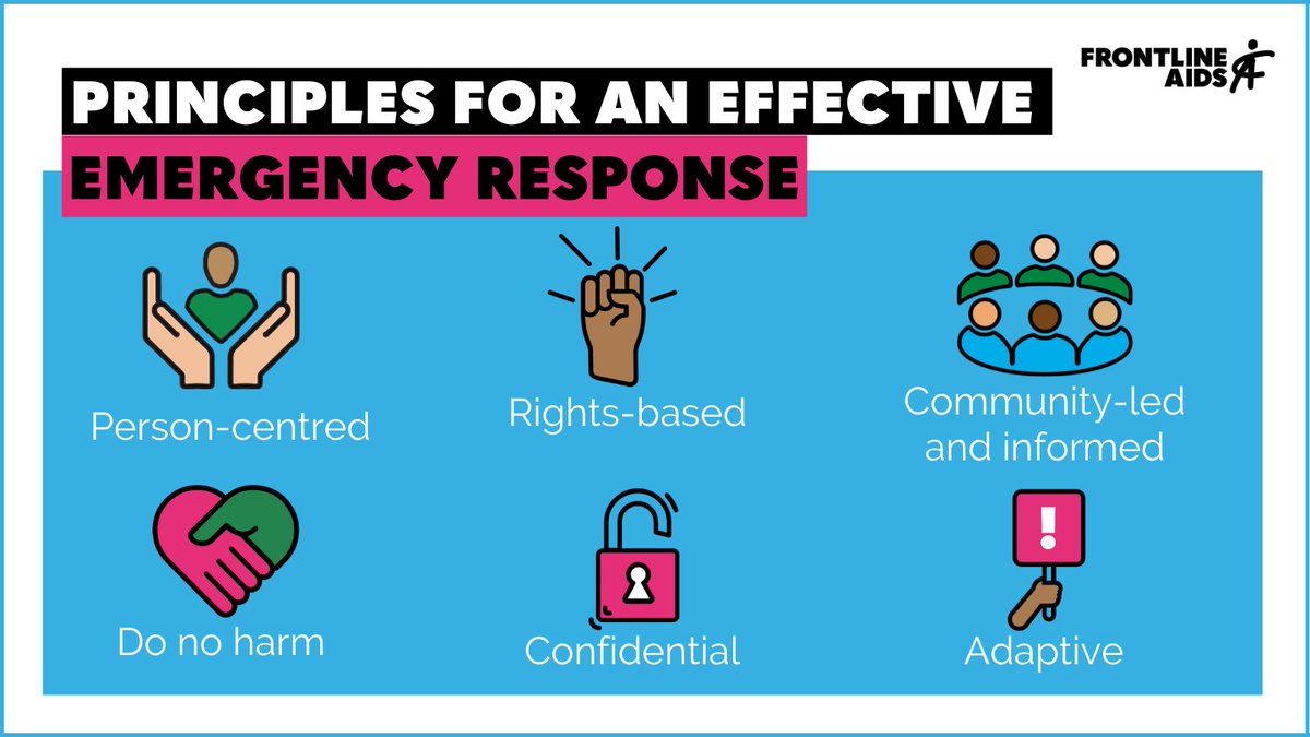 The 'Good Practice Brief on Human Rights Emergency Response and HIV' is based on guiding principles that aim to protect the human rights of people those living with and affected by #HIV. 📰 Read the Brief here:  frontlineaids.org/resources/hiv-…