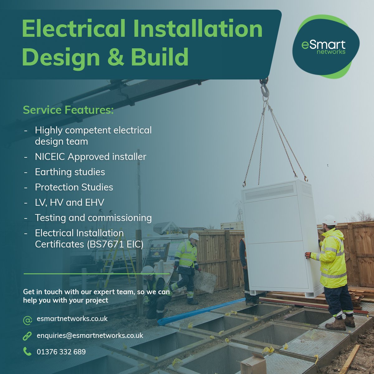 Electrical Installation Design & Build⚡

Our in-house electrical designers and electricians complete all electrical installations to BS7671. Working per other required regulations, such as the EV Code of Practice, PV Code of Practice and APEA Blue Book.

ow.ly/2zlR50NGQx8
