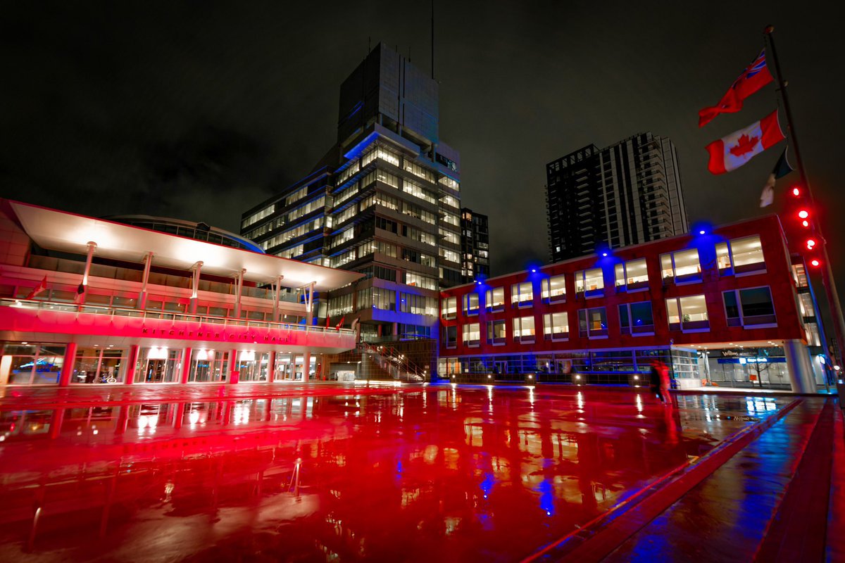 Hey #RTown, it’s time to paint the town red + blue 🔴🔵 from tonight to April 25th for the next round of the <a href="/OHLHockey/">Ontario Hockey League</a> playoffs!

Time to show those folks from down the 401 that <a href="/CityKitchener/">City of Kitchener</a> is #RangersNation!

So, let’s #RockTheAud | #Kitchener!