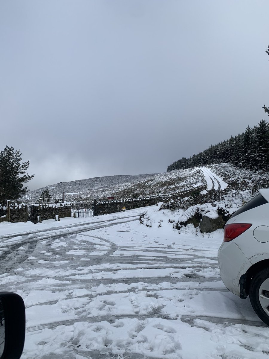 lawrencehilll's tweet photo. Decent dusting of April snow at Sally Gap in the Wicklow mountains @CarlowWeather @IrishTimes https://t.co/9yivvLjpkl