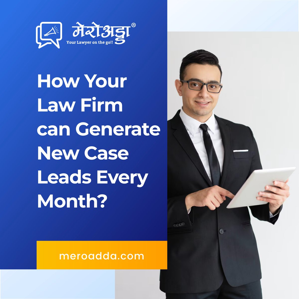 MeroAdda's tweet photo. Join MeroAdda for free and showcase your profile and contact details to the world. Answer legal questions and generate free case leads. Grow your practice and help others. #Lawyers #LegalSolution https://t.co/xES1ngA82b