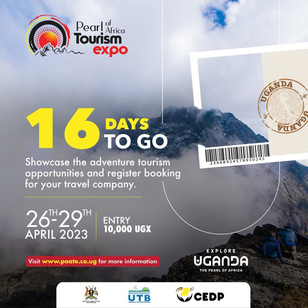 Don't miss out on the travel event of the year! The Pearl of Africa Tourism Expo happening from 26th to 29th of this month. Visit poate.co.ug to register now!