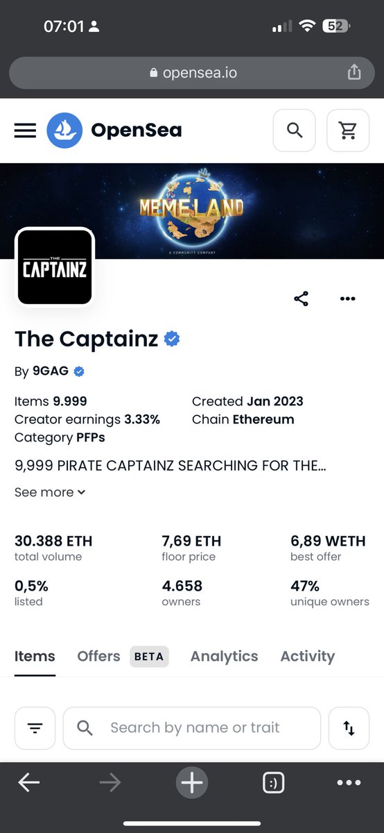 evandro_pit's tweet photo. #InRayWeTrust
and they still called me crazy when I made a simple 5.3eth transfer π
@9gagceo @Memeland https://t.co/kYgAxPpV80