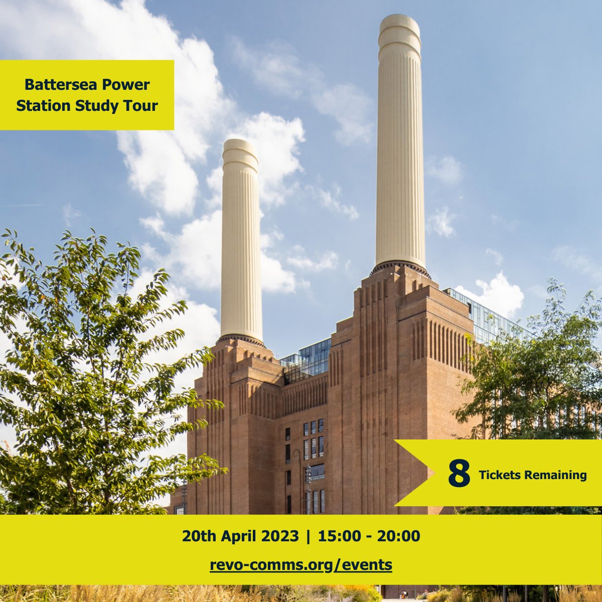 Our highly-anticipated study tour of <a href="/BatterseaPwrStn/">Battersea Power Station</a>  is just around the corner and the last few tickets are up for grabs!

Led by expert guides, this exclusive tour is available only to Revo Members, so make sure you secure your spot now! -> lnkd.in/eXeMwHbG

#studytour