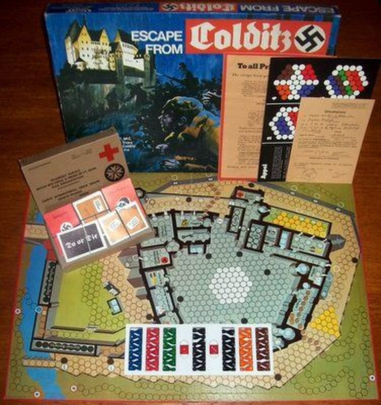 Gamrok's tweet photo. I learned many years later that the video game was an adaptation of the board game released in 1973 in the UK 🇬🇧

The game was designed in part by a former prisoner of war who escaped from Colditz, the Major Patrick R. Reid 🎖️

🧵 2/

#EscapeFromColditz #BoardGame #HistoricalGame https://t.co/oJY8xKpFup