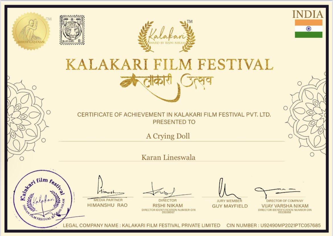 FragicFilms's tweet image. Congratulations @klineswala and the team!! 

@sheth7 @jacobhofilm @kitmacdonald @kristianrobateau @rrajasc @christophecharre @nicoleronda @LinesFilms 

#linesfilms #fragicfilms #filmfestival #acryingdoll