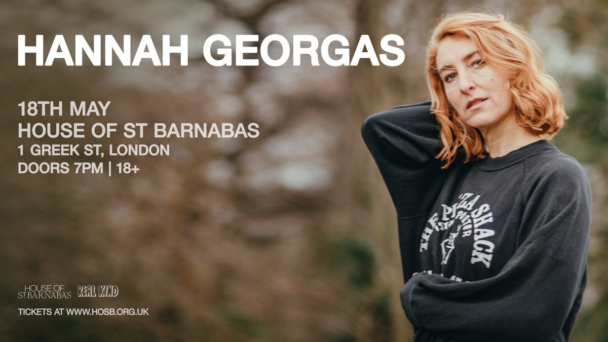 realkindrecords's tweet photo. Live music!!! 

Tickets now on sale for @hannahmusic's London show and the beautiful House of St Barnabas! 

Going to be a very special evening.

https://t.co/iyTieWv8C6 https://t.co/5dMU8CiEqB