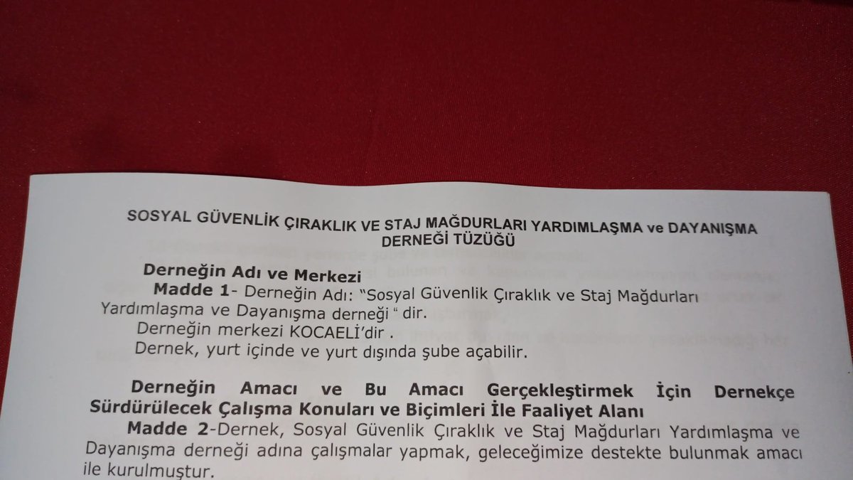 Staj ve Ciraklik Magduriyetinin Sivil Toplum Kuruluslari illerde derneklesmeye devam ediyor!
Darısı Staj ve Çıraklık Mağdurları Federasyonuna...  
Dernekler : 
- Staj Magdurlari Dernegi (Ankara) ile baslayan STK sureci <a href="/STAJMADURLARID1/">Ferhat Salman</a> 
Baskan Sn. Ferhat SALMAN ve kurul uyelerini