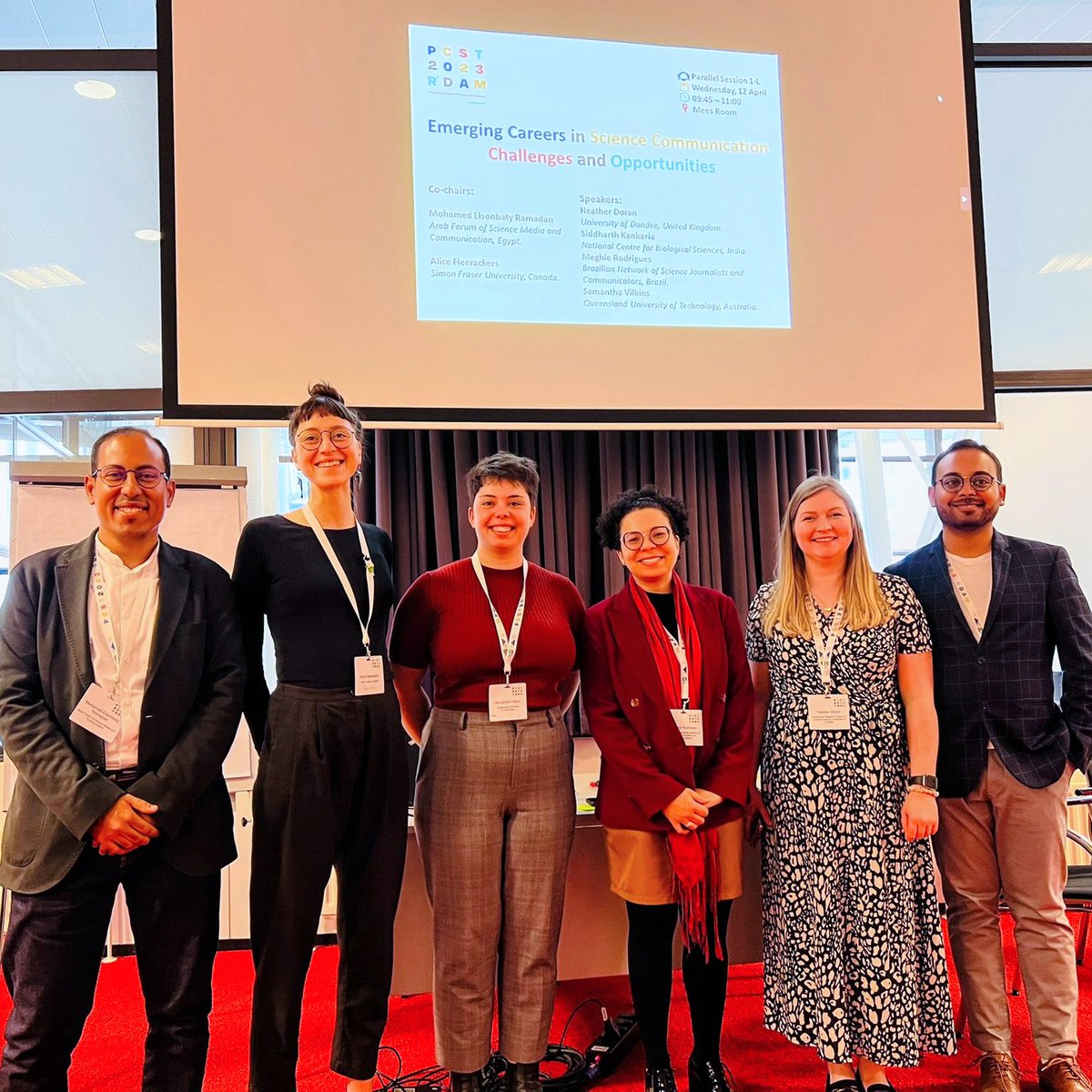 Mohamed Elsonbaty | محمد السنباطي (@elsonbatyscicom) on Twitter photo #PCST2023 BIG Thank you to our amazing speakers, <a href="/HeatherDoranDr/">Heather Doran, PhD</a> <a href="/SiddhrthKnkaria/">𓆉 Siddharth Kankaria/ सिद्धार्थ कांकरिया (he/him)</a> <a href="/meghier/">Meghie Rodrigues</a> <a href="/samvilkins/">sam vilkins</a> who shared their journeys in #SciComm as early-career practitioners & researchers.
Thanks to <a href="/FleerackersA/">Alice Fleerackers</a> who helped me in chairing and organising this session. #PCST2023 BIG Thank you to our amazing speakers, <a href="/HeatherDoranDr/">Heather Doran, PhD</a> <a href="/SiddhrthKnkaria/">𓆉 Siddharth Kankaria/ सिद्धार्थ कांकरिया (he/him)</a> <a href="/meghier/">Meghie Rodrigues</a> <a href="/samvilkins/">sam vilkins</a> who shared their journeys in #SciComm as early-career practitioners & researchers.
Thanks to <a href="/FleerackersA/">Alice Fleerackers</a> who helped me in chairing and organising this session.