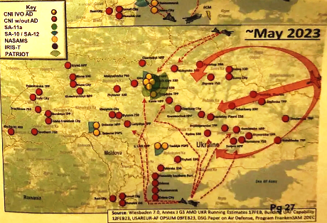 MRaufenstein's tweet image. #leakeddocuments #ukrainecounteroffensive . Der Ursprung der "geleakten" Dokumente steht doch eindeutig dabei. Der abgebildete Teil der (Luftabwehr) Lage Vorausschau - Summary entstammt der G3 Abteilung Stab US Army, Europe &amp;amp; Seventh Army #USAREUR in Wiesbaden mit Datum 17.02.23.
