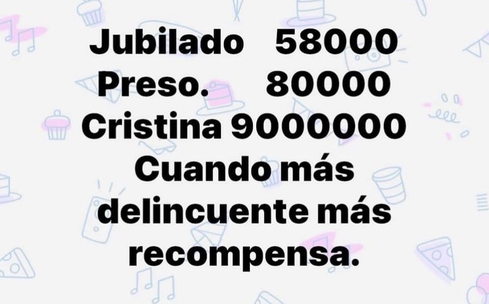 giadavisconti19's tweet image. @CFKArgentina @CorteSupremaAR #TodosConLuciani #CFKCondenada #CFKChorra #CFKLadronaDeLaNacionArgentina @juntoscambioar @lanacionmas @C5N @Gatosylvestre @vivicanosaok @BonelliOK @radiomitre @Rivadavia630 ÉSTOS SON LOS TEMAS