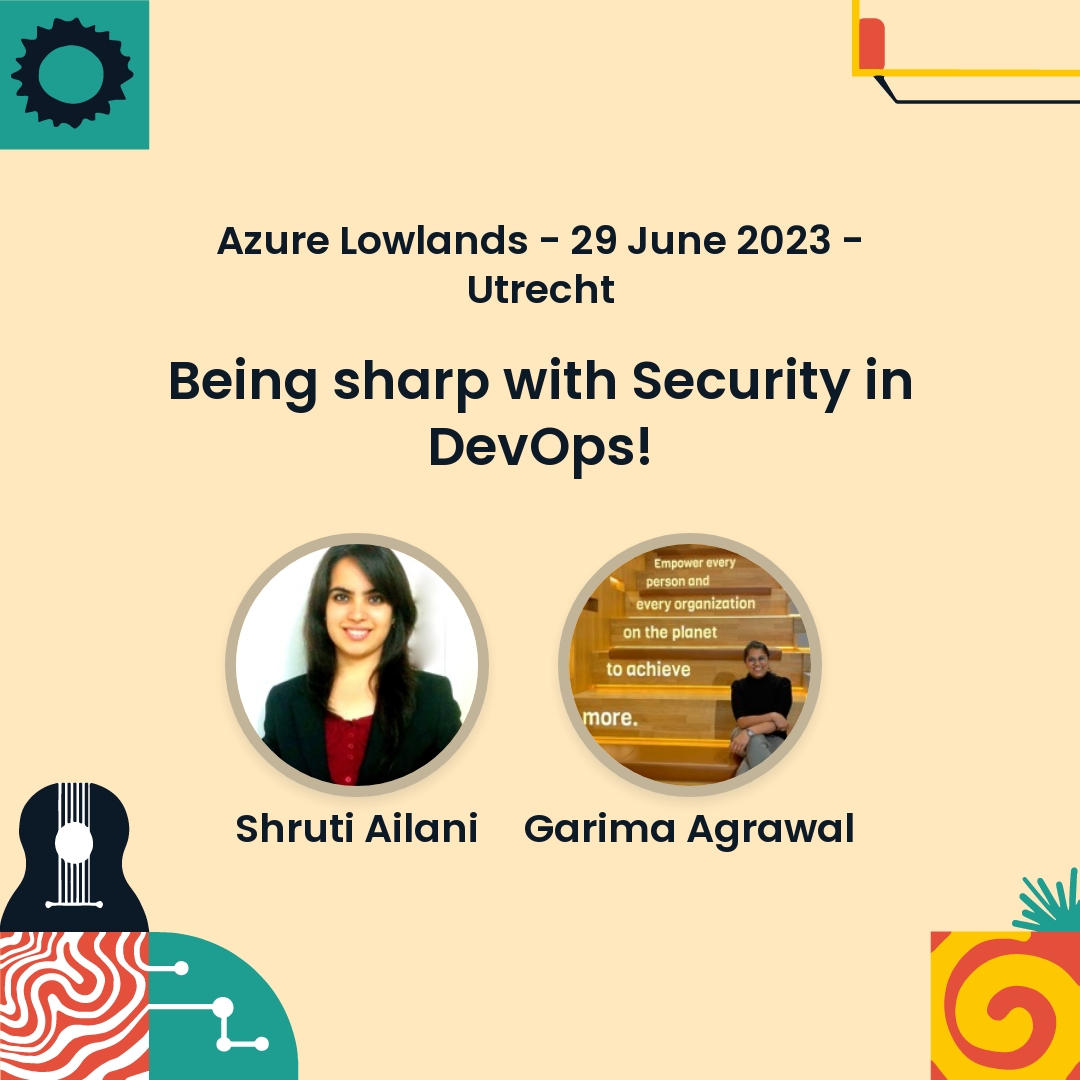 Humbled to be the chosen speakers for @AzureLowLands w/ @garima2510 ! 
Get your tickets now! Full event agenda at lnkd.in/ewJzj-Nj
Note: this is multi cloud, not limited to Azure.  #azurelowlands #devsecops #defender #microsoft #publicspeaking #events