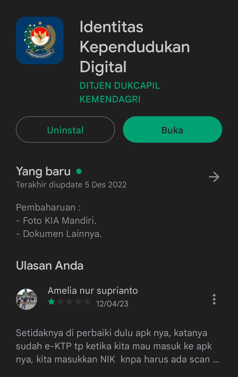 aalia_ns's tweet photo. Pak @jokowi Katanya kita sudah digital, tp knpa masih harus scan barcode dulu ke dukcapil, apakah hanya dengan memasukkan NIK saja tidak cukup kah? Atau jangan² NIK nya tidak terdaftar? La kok bisa pak?? Maaf ya pak saya kepo hehehe https://t.co/cNz3Hym1sL