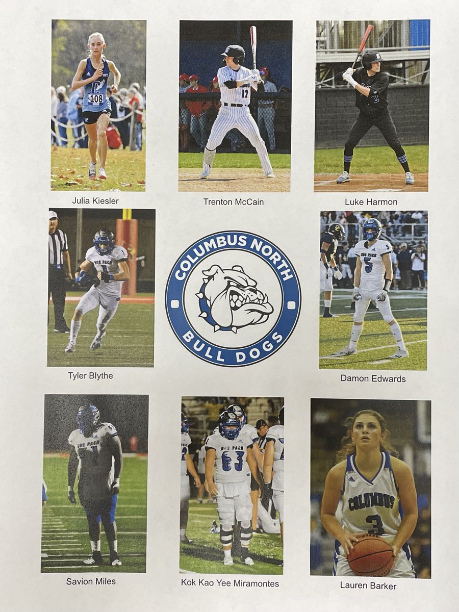 Congratulations to these senior student athletes who will be participating in today’s collegiate signing ceremony. Come celebrate with these seniors in the cafeteria at 5:30 pm.