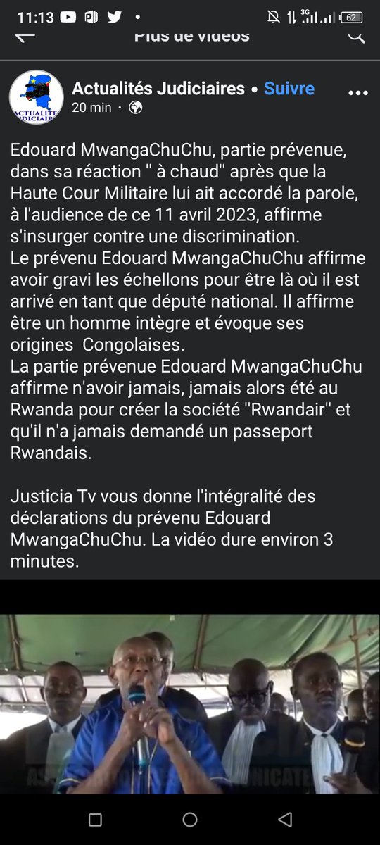 PacifqueMM's tweet photo. @ChronosKK @wembi_steve @StanysBujakera Ça c'est récent lire et tu vas comprendre que c'est une vraie allégation du MP et que, c'est au bn droit de faire son travail. Donc je persiste sur l'information tendancieuse. Arrête de défendre lorsque c'est clair. https://t.co/erXGj57Rvp