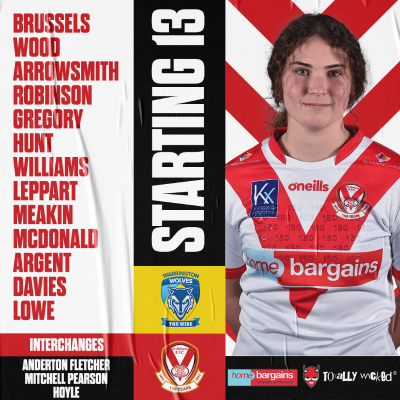 🔴⚪️ 𝐀𝐂𝐀𝐃𝐄𝐌𝐘 𝐓𝐄𝐀𝐌 𝐍𝐄𝐖𝐒! 🔴⚪️

Our side has been named for this evening's clash with <a href="/warrwolveswomen/">Warrington Wolves Women</a> at Crosfields Recreation Ground (WA5 1XU).

Still plenty of time to get down and support the girls ahead of the 6:30pm kick off!

#COYS | #HistoryInTheMaking