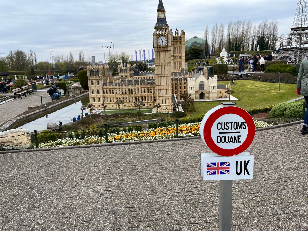 Forgot to bring my passport to Mini-Europe so wasn't allowed to visit the UK section.