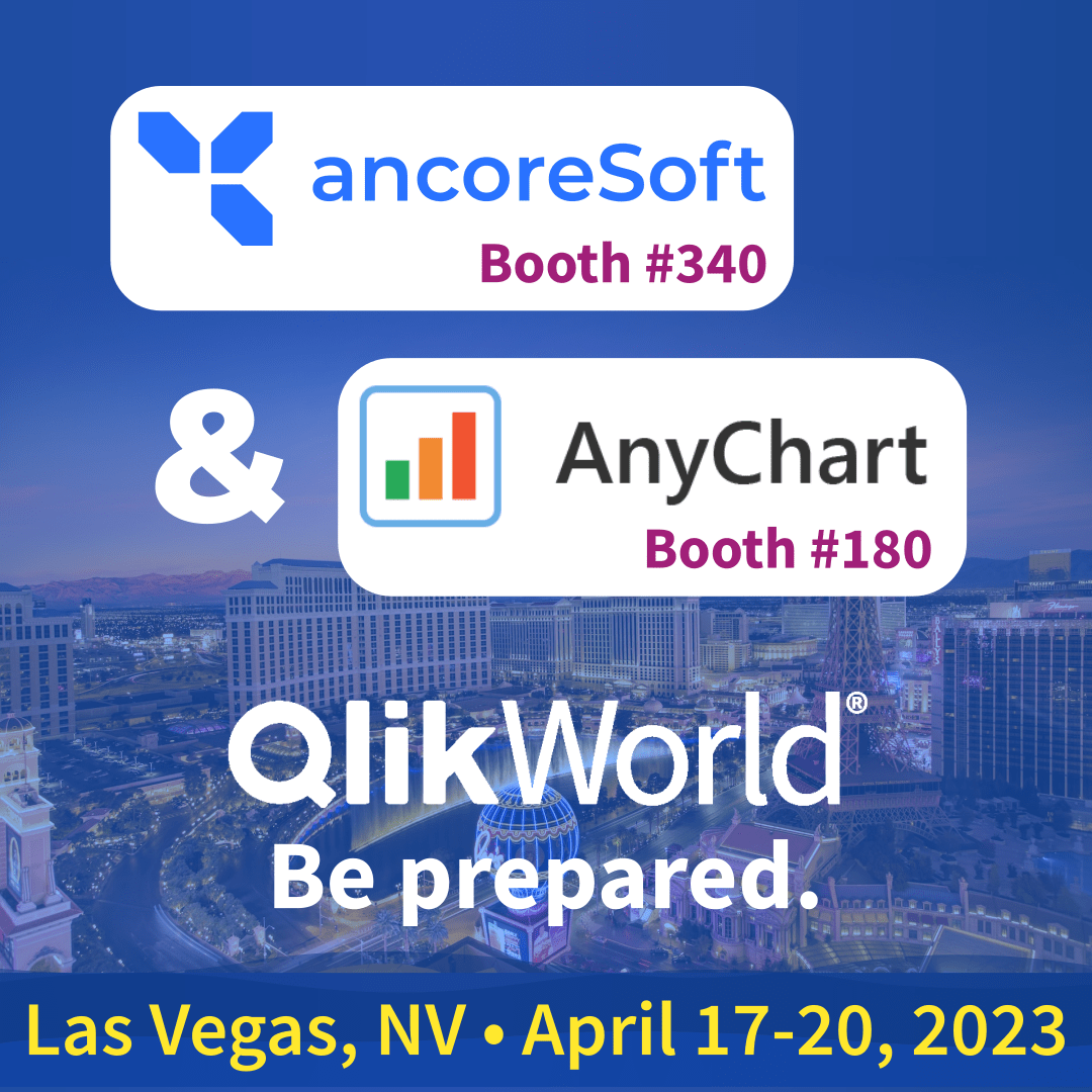 🔥 Join <a href="/AnyChart/">AnyChart</a> and <a href="/ancoreSoft/">ancoreSoft</a> at #QlikWorld 2023 in Vegas! Be the first to see the amazing results of our collaboration in integrating our solutions for <a href="/Qlik/">Qlik</a> Sense.
🤩 Come meet us at Booth 180 and Booth 340 for an unparalleled experience in #Qlik!
#qliksense #dataanalytics