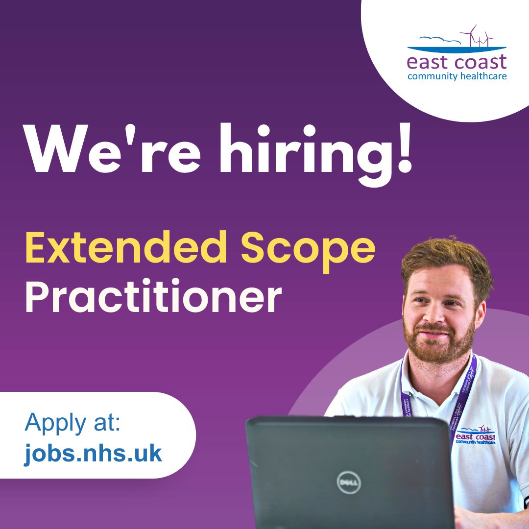 📣 We're looking for an enthusiastic, highly skilled senior physiotherapist with excellent communication skills to be an Extended Scope Practitioner (ESP) within our MSK Triage Team.

👉 To find out more/apply, visit:
beta.jobs.nhs.uk/candidate/joba…