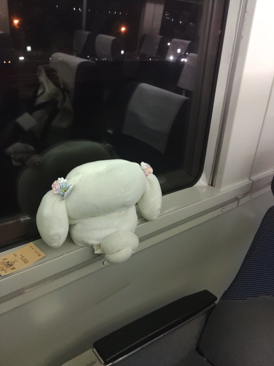 ponZsun's tweet photo. 絶滅危惧種のE255系わかしおに乗れました。
#E255 #わかしお
#つれてってシナモン https://t.co/VzZP8zLI2f