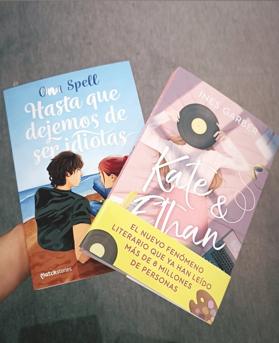 sugary_pale's tweet photo. Hoy llegan a librerías "Kate &amp; Ethan" de @ines_garber y "Hasta que dejemos de ser idiotas" de @OnaSpell . Tengo muchísimas ganas de conocer a los personajes y que me pongan el corazón calentito.
Les deseo todo el éxito del mundo a las dos 💕 https://t.co/6SNKRTjPaL