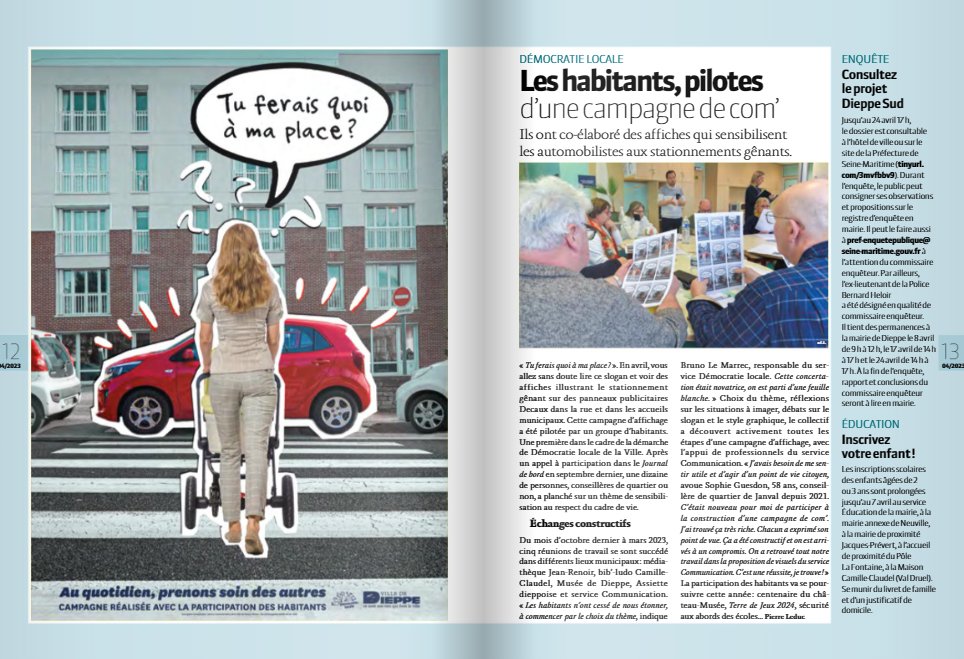 Marc Thébault (@marcthebault) on Twitter photo La <a href="/VilledeDieppe/">Ville de Dieppe</a> associe conseillers de quartiers et habitants volontaires à la conception d'une campagne de #compublique.
➡️Voir (pages 12, 13) : calameo.com/dieppe/read/00… La <a href="/VilledeDieppe/">Ville de Dieppe</a> associe conseillers de quartiers et habitants volontaires à la conception d'une campagne de #compublique.
➡️Voir (pages 12, 13) : calameo.com/dieppe/read/00…
