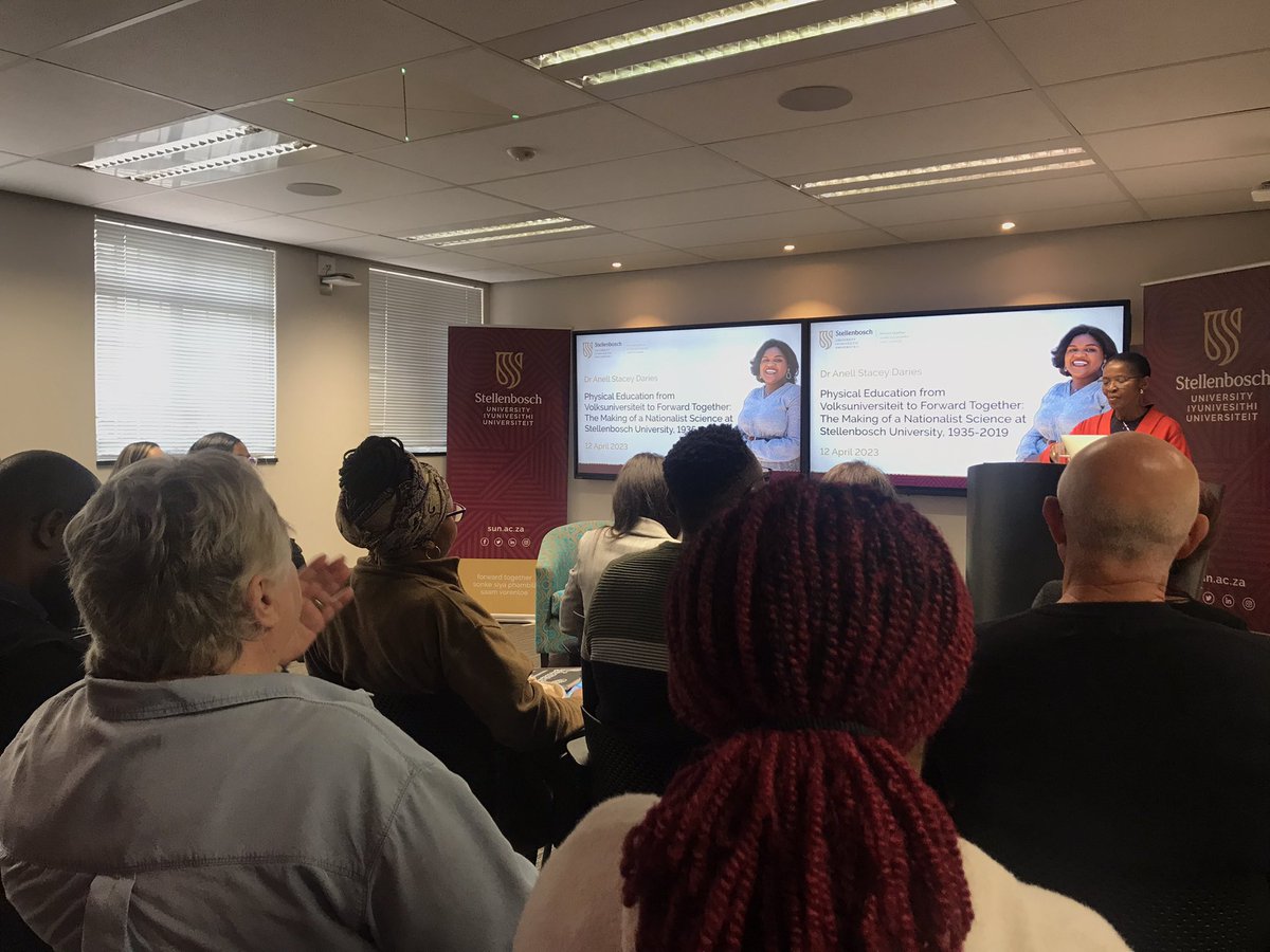 A full house for <a href="/DrDaries/">Anell Stacey</a>’s first post-PhD public lecture!