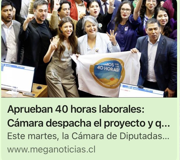 Maravilloso! Sin duda un avance … <a href="/IraciHassler/">Irací Hassler Jacob</a> <a href="/Muni_Stgo/">Santiago</a> <a href="/educastgo/">DEM Santiago</a> <a href="/Afesa4/">Afesa Stgo</a>  es hora de dar cumplimiento al protocolo de acuerdo e implementar 40 horas comprometidas para los AAEE de la comuna. ✊🏼