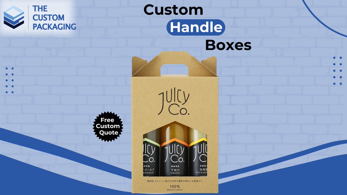tcpUK_boxes's tweet photo. "Elevate your brand's packaging with custom handle boxes - providing convenience and practicality for your customers while enhancing your product's appeal." 
.  
𝐎𝐫𝐝𝐞𝐫 𝐍𝐨𝐰: https://t.co/h6qvlGo9qO
.
#thecustompackaging #thecustompackaginguk #customhandleboxes #handlebox https://t.co/aXQd9k1bLh