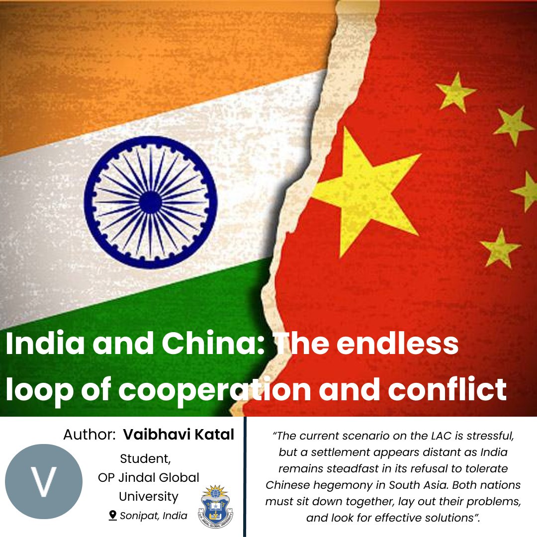 LoopMediaApp's tweet photo. 🇮🇳🤝🇨🇳 India and China: a complex relationship of cooperation and conflict. Gain insight into the nuances of their ties in the latest article by Vaibhavi Katal. #India #China #cooperation #conflict #economy 
https://t.co/P7HV8LGrws @JSIAJindal https://t.co/3l3ssCUVKR