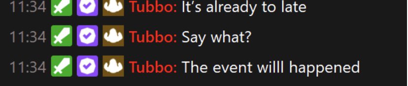 cumtwtupdates_'s tweet photo. HOLY SHIT TUBBO SAID THE EVENT CAN HAPPEN ON THE MAXGGS CHANNEL! JOIN FAST! 🤯 https://t.co/pyGBt3MVjJ