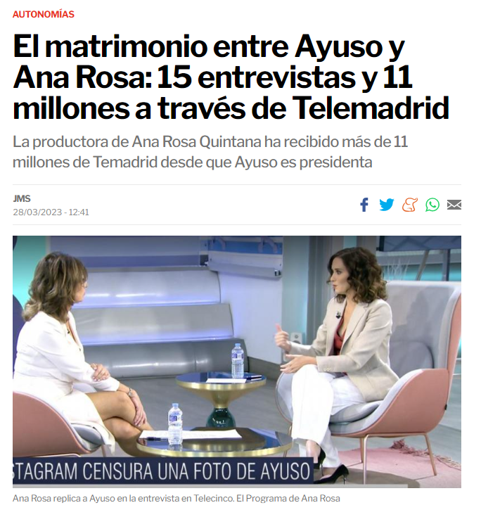 Isabel Díaz Ayuso, Presidenta cuqui fake ⚪ tweet media