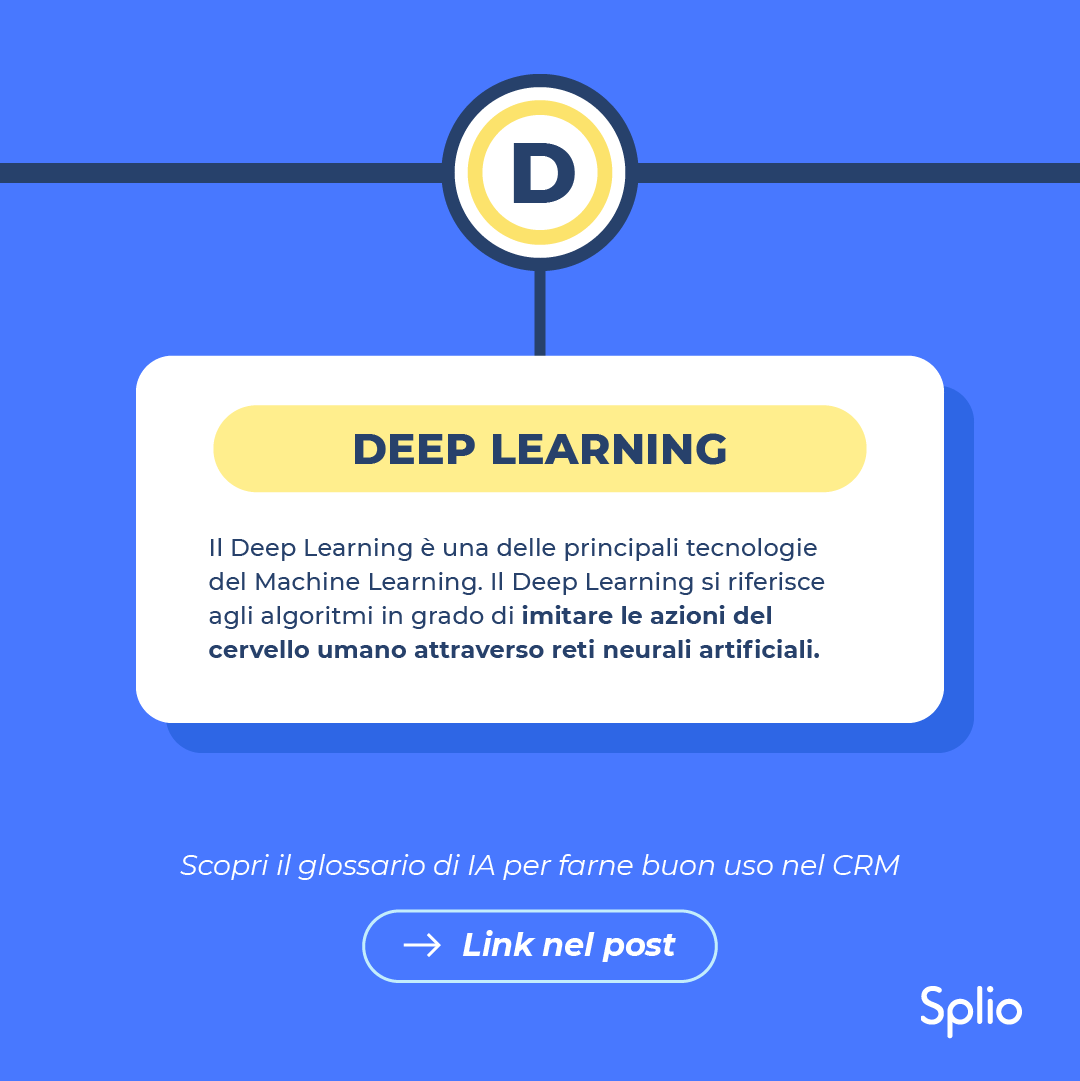 Splio_it's tweet photo. #Glossario #IA: Perché il Deep Learning rappresenta una risorsa nel #CRM?

In #Splio il #DeepLearning aiuta i marchi a elaborare grandi volumi di #dati in tutta la loro granularità per prevedere al meglio il #comportemento dei clienti

👉 https://t.co/Du7gdQ941J https://t.co/ftkcnWbrBY