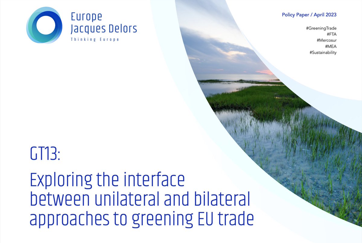 DelorsEurope's tweet photo. 🆕Publication #GreeningTrade 1⃣3⃣

The authors unpack🔑differences in the EU’s unilateral &amp; bilateral sustainability approaches, with a focus on the objective(s) pursued, the nature of the obligations, &amp; avenues of enforcement
Find here our recommendations
https://t.co/cGQImH5XQv https://t.co/NDqBdkrO4K
