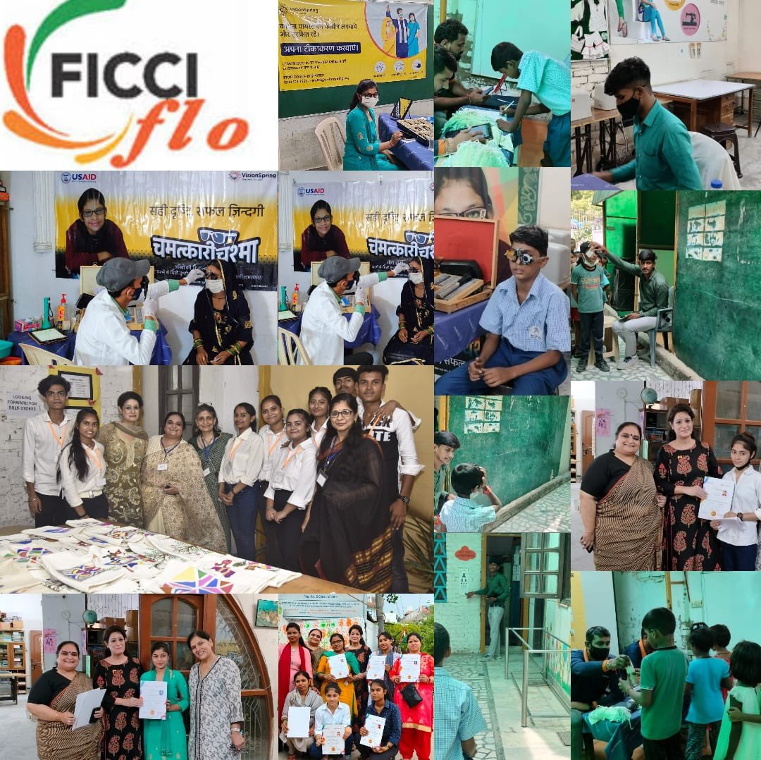 dalmiaj's tweet photo. IMPACTED 80000 persons FICCI FLO Delhi in collaboration with Vision Spring organised eye camps for students ,weavers and artisians. The spectacles were free. The camps were held in  Vadodara , interiors of Kutch, Ludhiana , Delhi , Jaipur and Bangalore. @FICCIFLO @ficci_india https://t.co/JER6i5cob3