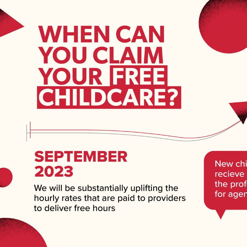 hmtreasury's tweet photo. At the Spring Budget @Jeremy_Hunt announced 30hrs of free childcare for children aged 9 months – 4 years for eligible working parents. 

The rollout will be phased to build capacity, including expanding the number of staff in nurseries &amp; getting more childminders into the sector.