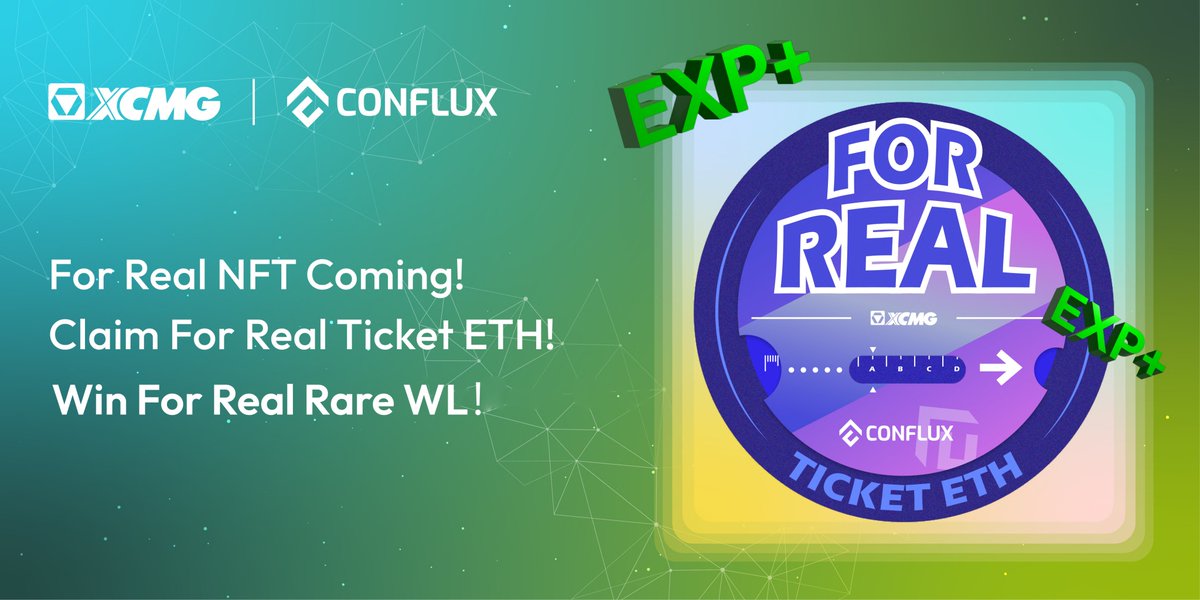 XCMG for Real (@web3_xcmg) on Twitter photo 🎁The TaskOn campaign Phase 2!
🥳Claim For Real rare whitelists!
🎉Thanks to our partners, Long-term support of <a href="/Conflux_Network/">Conflux Network Official</a> <a href="/taskonxyz/">TaskOn | Ultimate Web3 Community Growth Platform</a>
👉taskon.xyz/campaign/detai… 🎁The TaskOn campaign Phase 2!
🥳Claim For Real rare whitelists!
🎉Thanks to our partners, Long-term support of <a href="/Conflux_Network/">Conflux Network Official</a> <a href="/taskonxyz/">TaskOn | Ultimate Web3 Community Growth Platform</a>
👉taskon.xyz/campaign/detai…