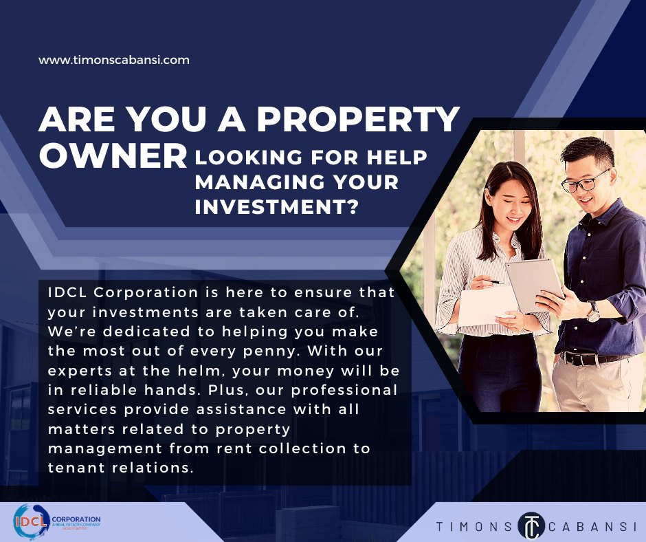 Tired of the hassles that come with property management? 

#propertymanagement #realestatemanagement #timonscabansi #expectbetter