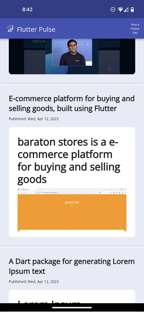 FlutterPulseApp's tweet image. E-commerce platform for buying and selling goods, built using Flutter

@Mutugicollins54
