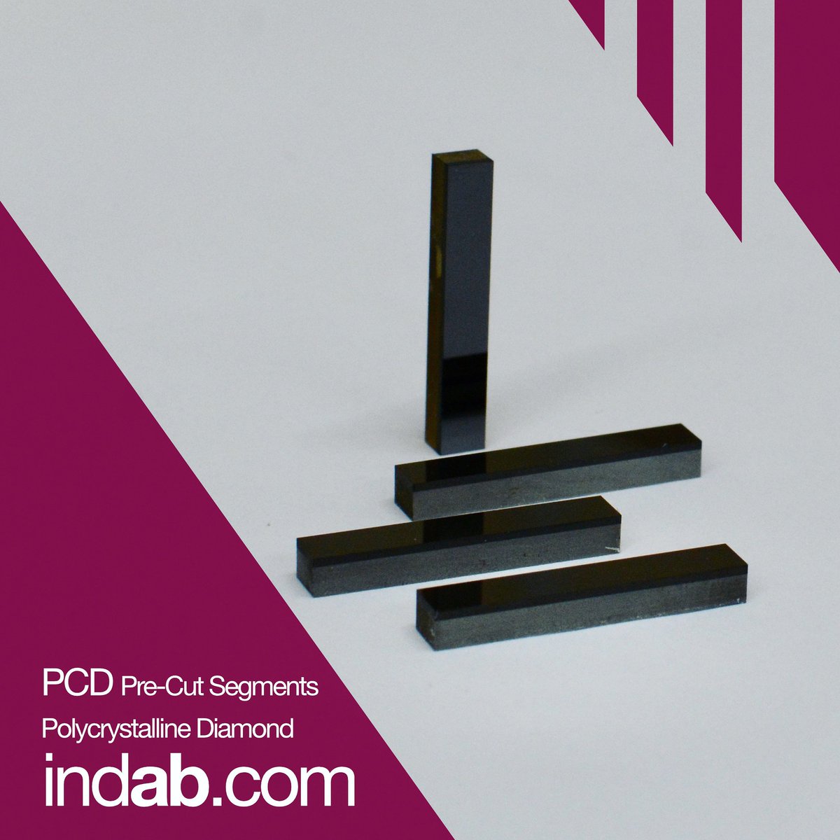 Pre-cut PCD to our customer’s specification. These parts will be used to produce some high quality PCD wearparts making sure that application tolerances are maintained for as long as possible without interruption. #pcdtools #diamondtools #ukmfg #indabuk