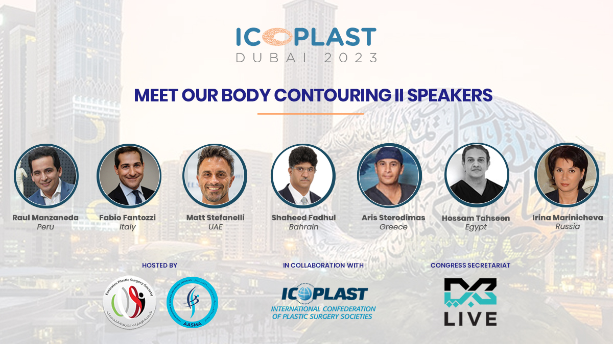 Register now and learn from our plastic surgeons expert at #icoplast2023 about which treatment may be right for you. Say goodbye to stubborn fat and hello to a confident new you!

Register now: registrations.dxblive.com/CommunityPorta…

#plasticsurgery #aesthetics #dubaiplasticsurgerymeeting