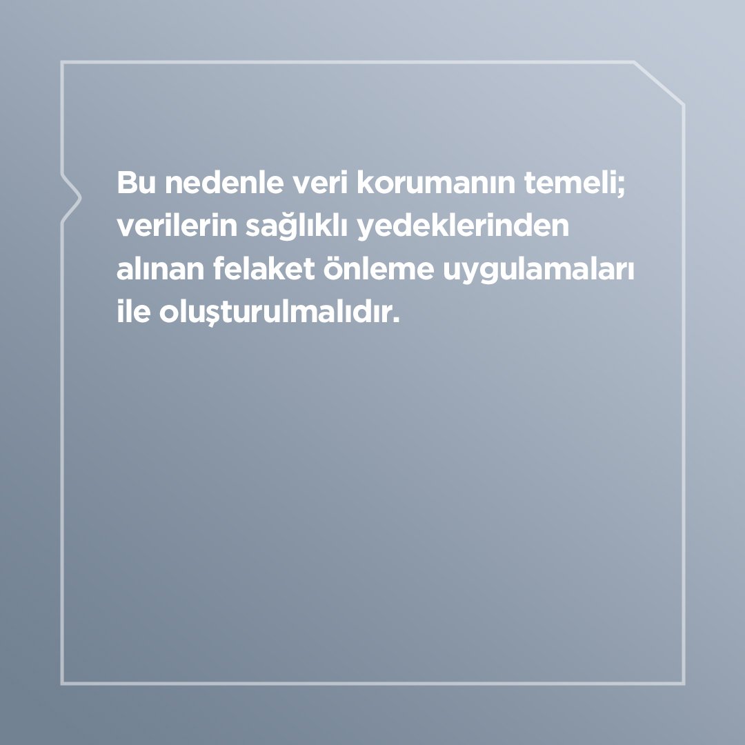 Bir şirketin veri güvenliği, veri koruma stratejisi nasıl olmalıdır? 

Platin Bilişim Teknolojileri olarak tüm hizmetlerimizle her zaman yanınızdayız.
.
#PlatinBilişim #VeriKoruma
.