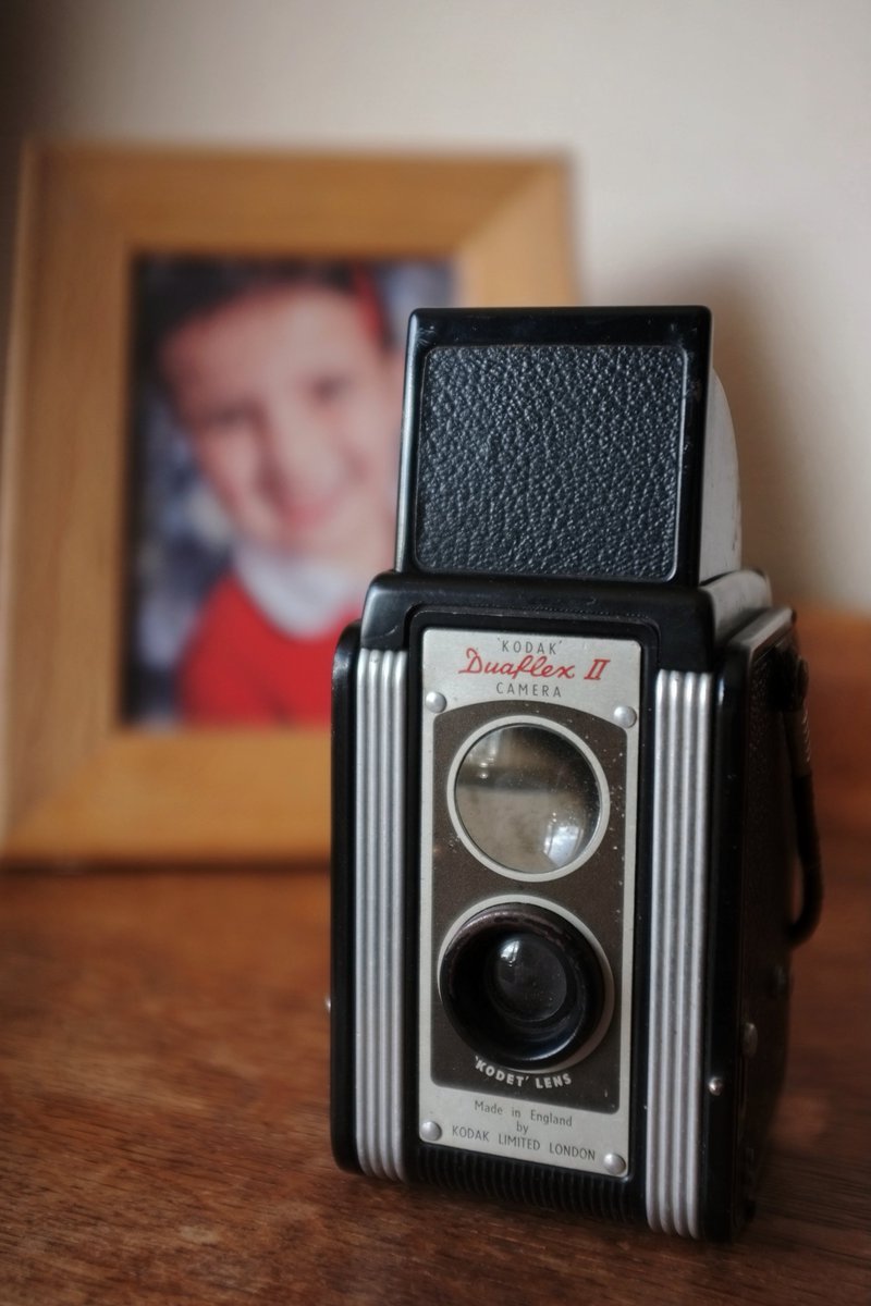 StephenCliffe3's tweet photo. My mum's #filmcamera from the late 50s. There was nothing to prevent double exposure, so it produced some interesting images. https://t.co/TE5fuVQqfO
