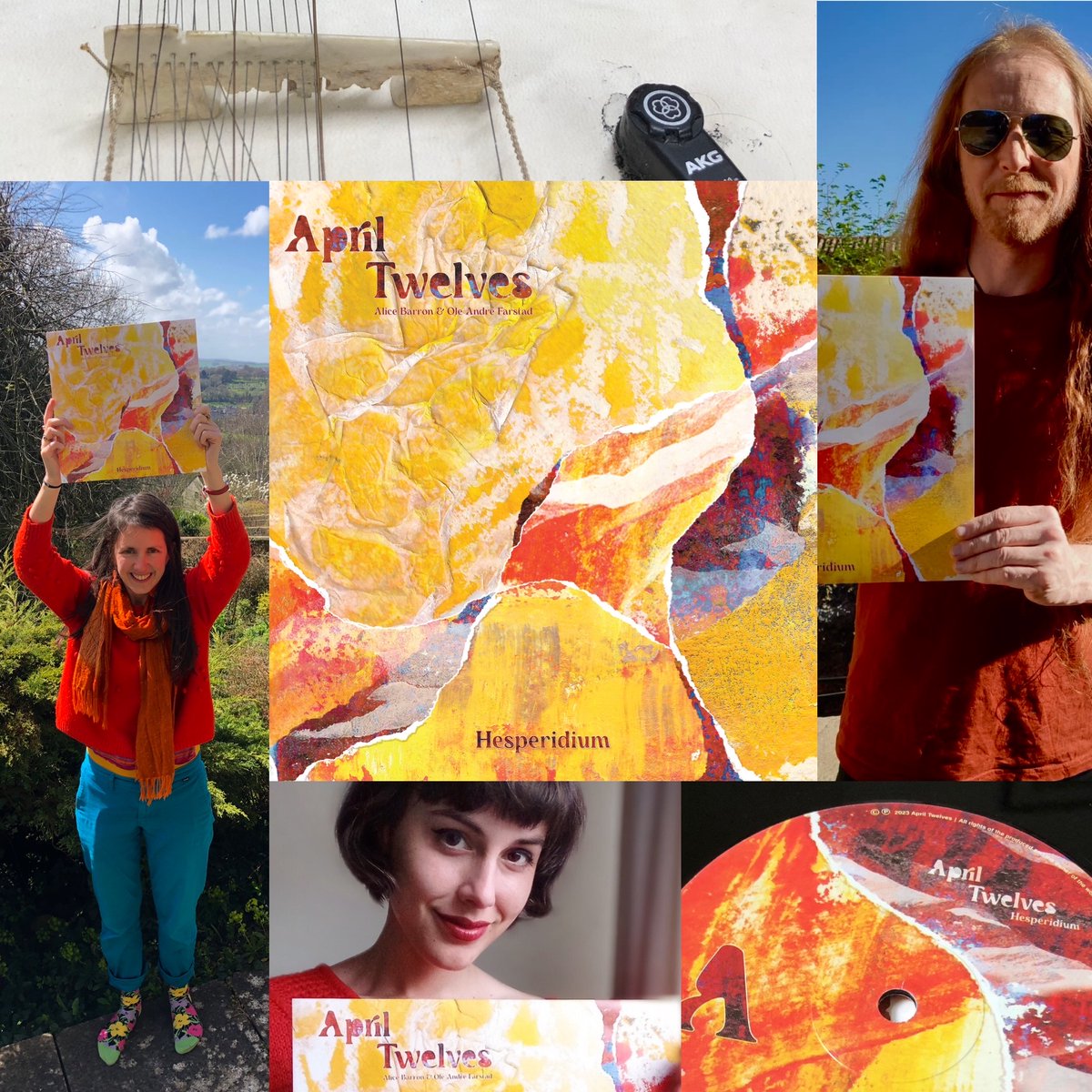 🎉It's release day for our April Twelves album- we're super excited to share this music, let us know what you think!
🍊Hesperidium is on all streaming platforms &amp; vinyl from <a href="/Bandcamp/">bandcamp</a> apriltwelves.bandcamp.com/album/hesperid…

Huge gratitude, love &amp; thanks to everyone involved creating Hesperidium