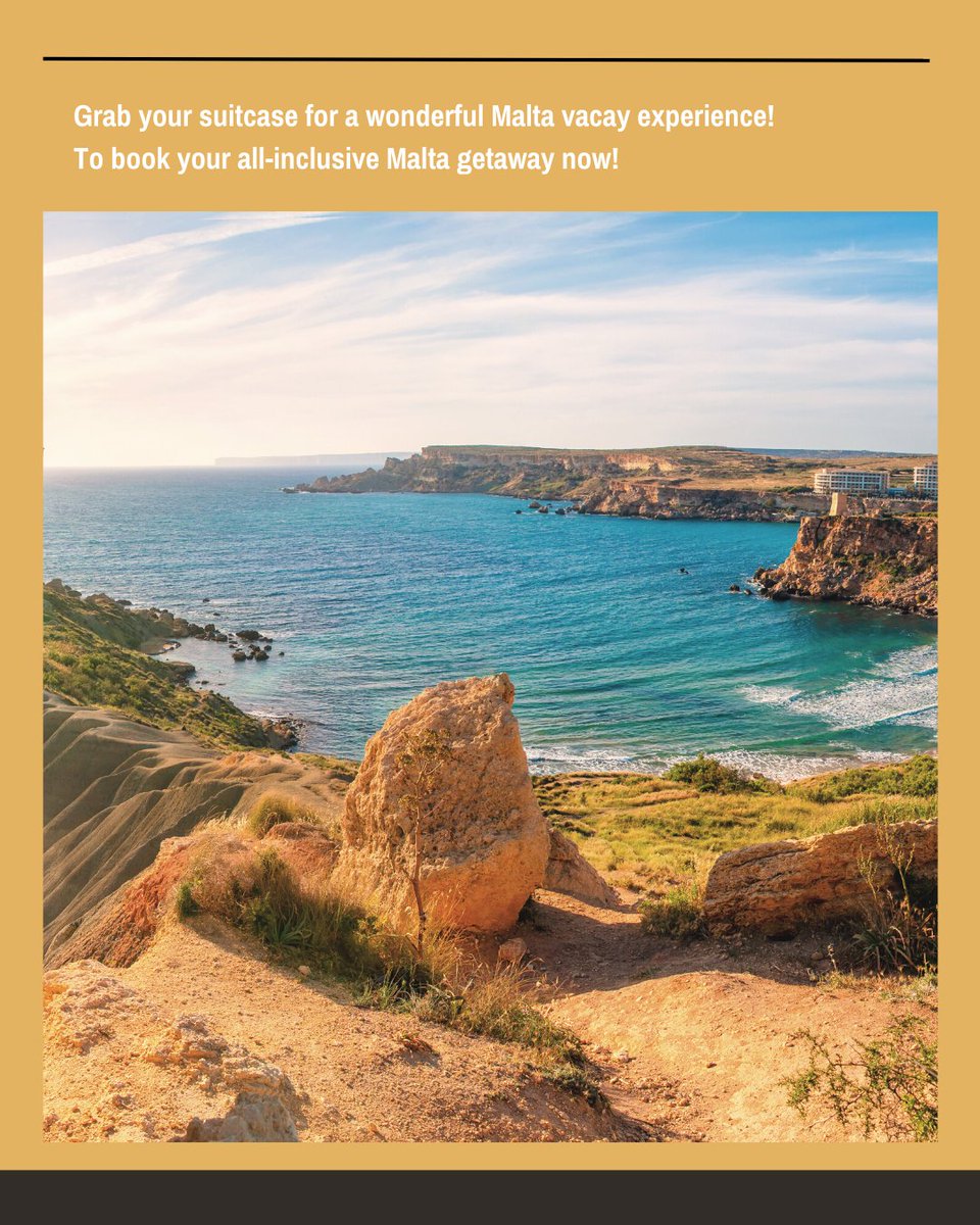Visit the country that blooms with breathtaking landscapes and unique locations. Head to orbistravels.co.uk and book your Malta tours today!
 
#MaltaIsland #BreathtakingLandscapes #VisitMalta #MoreToExplore #LoveMalta #MaltaVacation