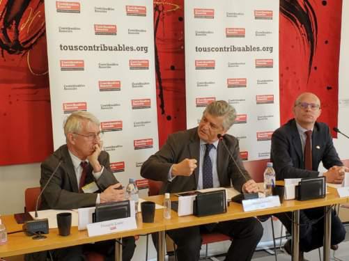 EricPAUGET1's tweet photo. 💸Les #agencesdelEtat coûtent cher !
Avec la #criseéconomique, il faut + de transparence et des éval. de leur coût et efficacité. 
Ce matin, je participe aux rencontres parlementaires organisées sur ce thème par @contribuables et présidées par @N_Forissier.[1/2]

#dépensepublique https://t.co/wQhcQ3pFGe