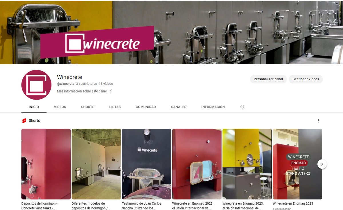 Winecrete's tweet photo. ¡Síguenos también en #Youtube!
https://t.co/5VSaySPdTw https://t.co/xkSLsDpcv3