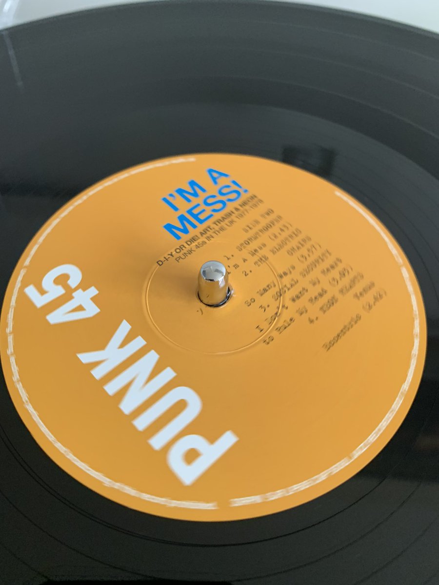 JonathanWood's tweet photo. Another brilliant @SoulJazzRecords compilation in their #punk45 series — this one virtually nicked in a @PiccadillyRecs #RSD sale.
Various; Punk 45 — I’m A Mess! D-I-Y or Die! Art, Trash & Neon, 1977–1978, 2022.
#NowPlaying️ #punk #single https://t.co/7Oc2u9dNMb